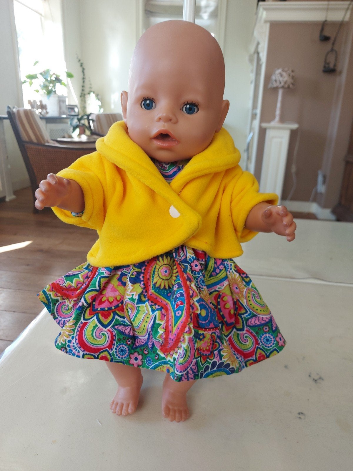 zwierjurk jas baby born pop 43cm nieuw, Ophalen of Verzenden, Nieuw, Babypop