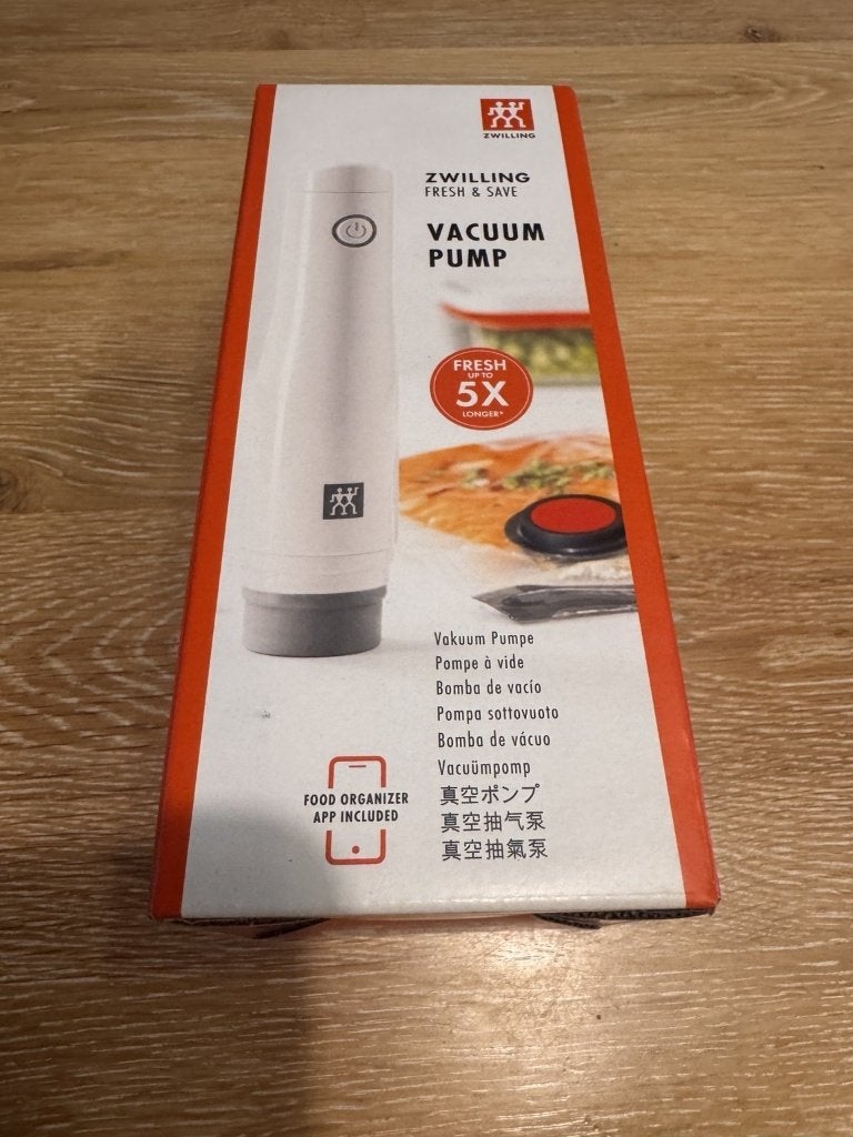 Zwilling Fresh & Save vacuümpomp – nieuw in doos, Kunststof, Overige typen, Nieuw, Ophalen of Verzenden