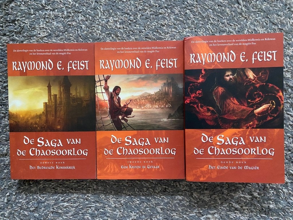 RAYMOND FEIST,DIVERSE COMPLETE SERIES TE KOOP,ALLEMAAL IN HA, Ophalen of Verzenden