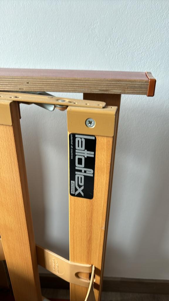 Twee lattenbodems Lattoflex, Huis en Inrichting, Slaapkamer | Matrassen en Bedbodems, Ophalen, Gebruikt, 70 cm of minder, 190 cm of minder