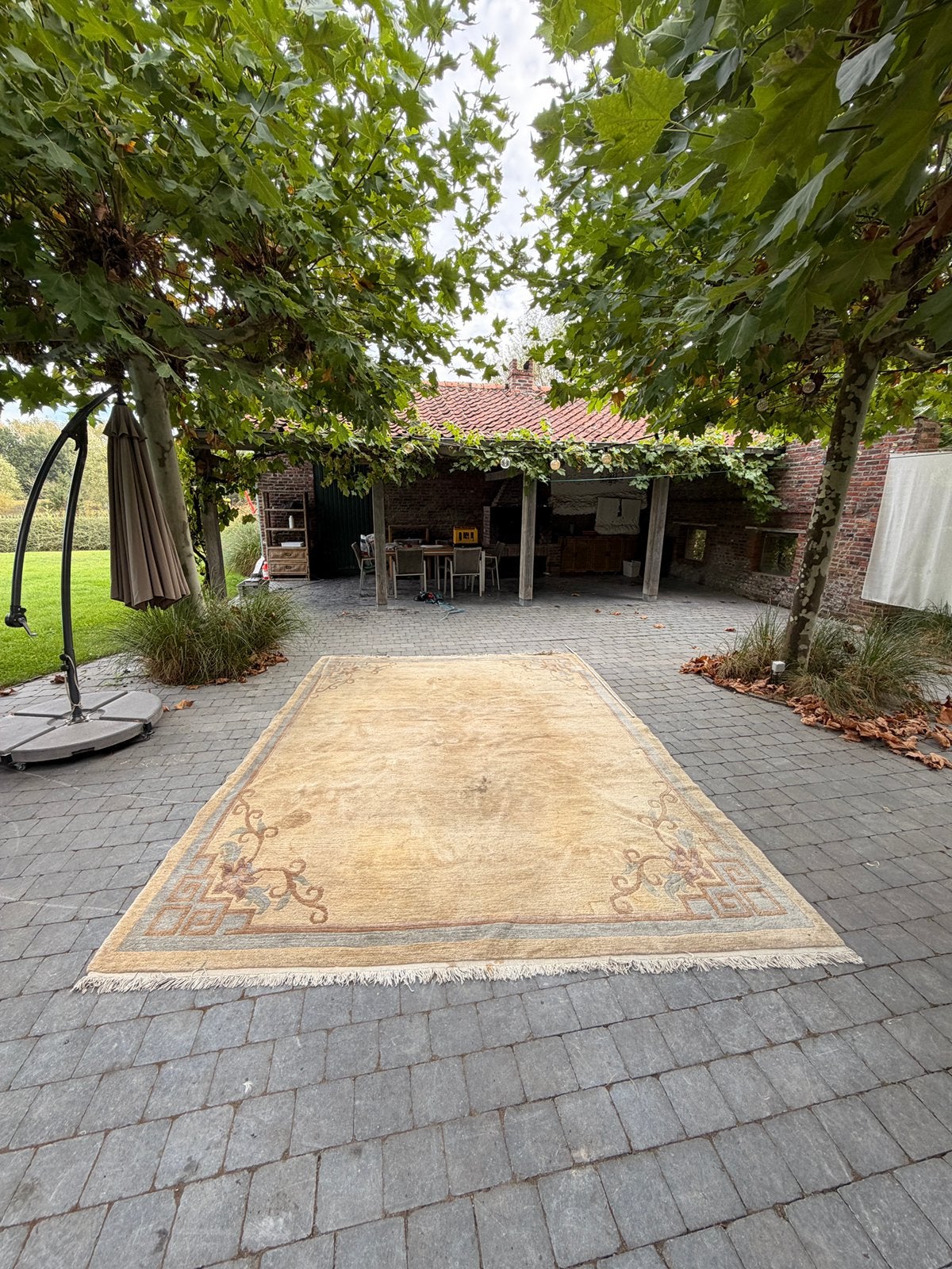 Beige tapijt van 2m67 x 3m60, Ophalen
