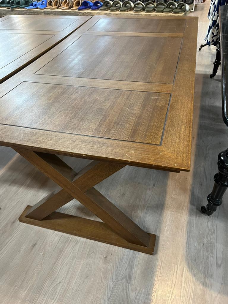 Volle houten eettafel, Ophalen, Zo goed als nieuw