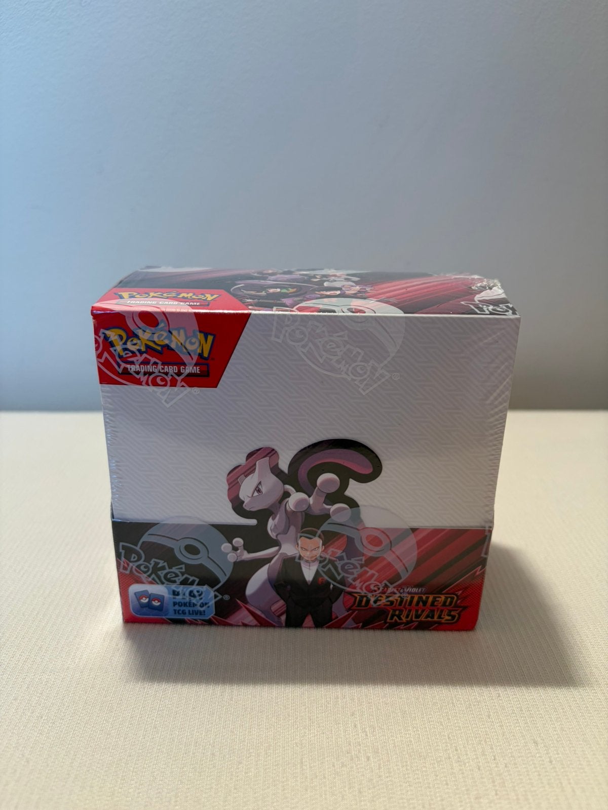 PROMO Pokémon Destined Rivals boosterbox, Hobby en Vrije tijd, Verzamelkaartspellen | Pokémon, Ophalen of Verzenden, Nieuw, Boosterbox