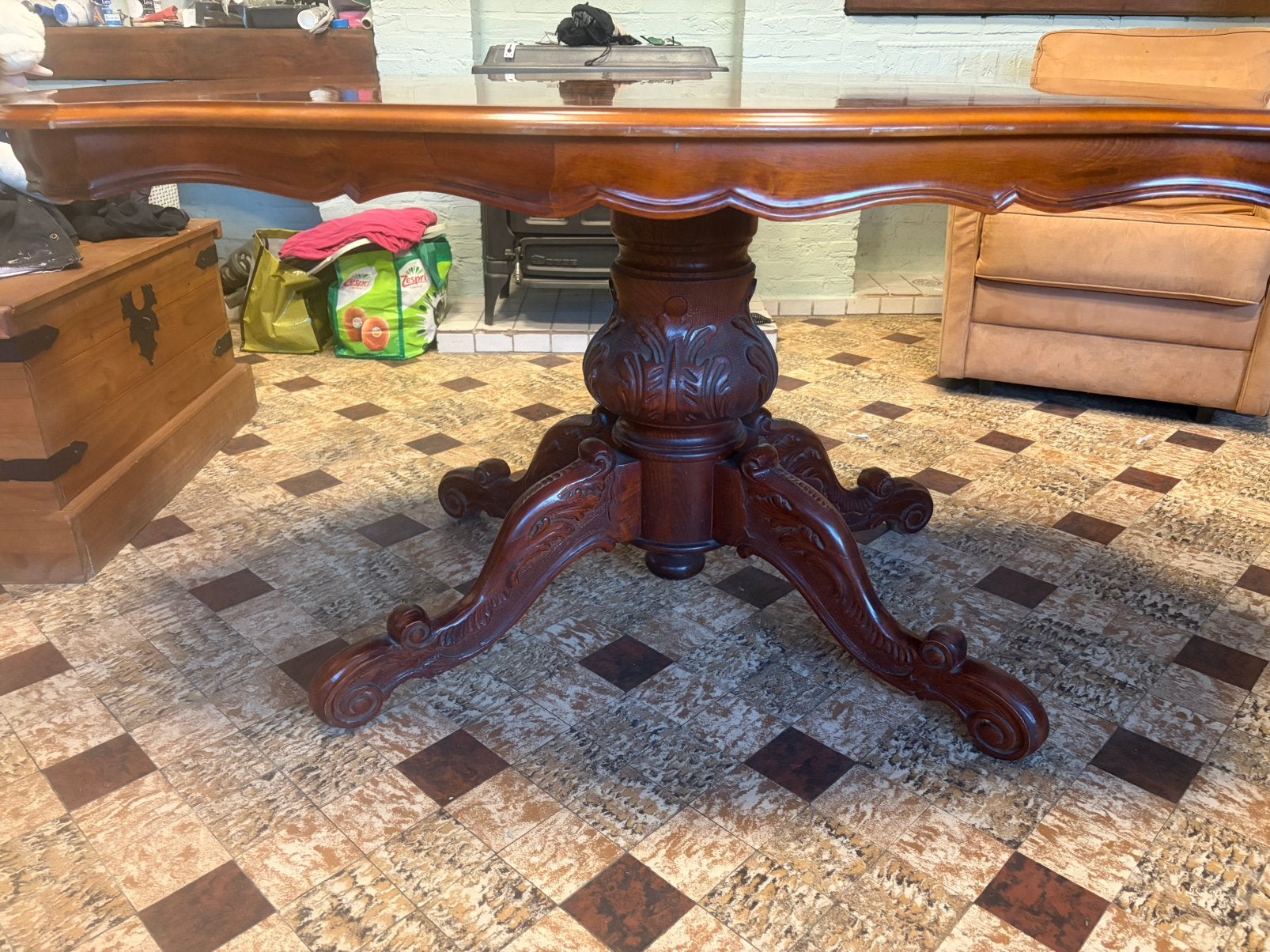 tafel, Enlèvement, Comme neuf, Cinq personnes ou plus, Ovale