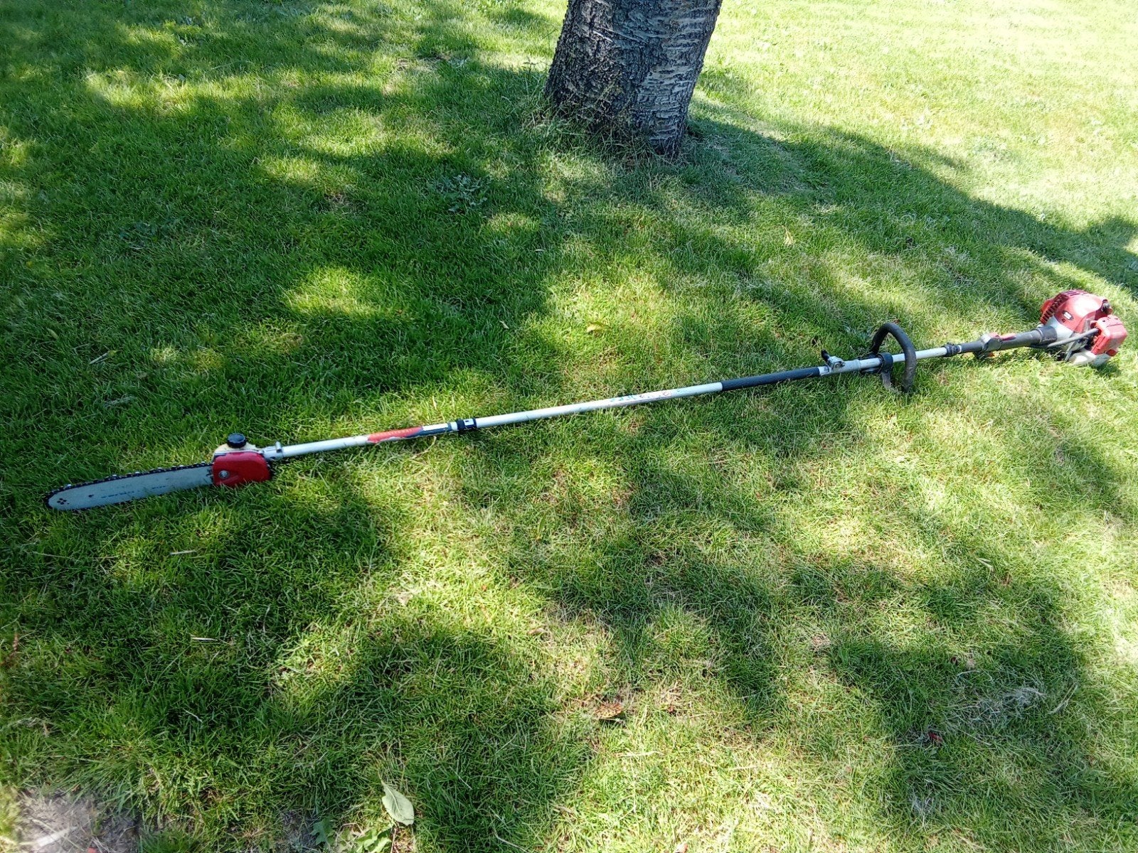 Steelkettingzaag professioneel shindaiwa, Ophalen