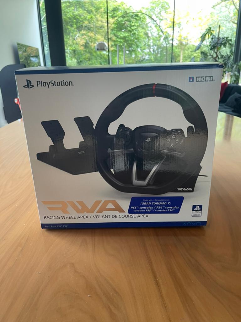 PS5 Console wheel HORI APEX, Enlèvement ou Envoi, Comme neuf, Autres manettes, PlayStation 4