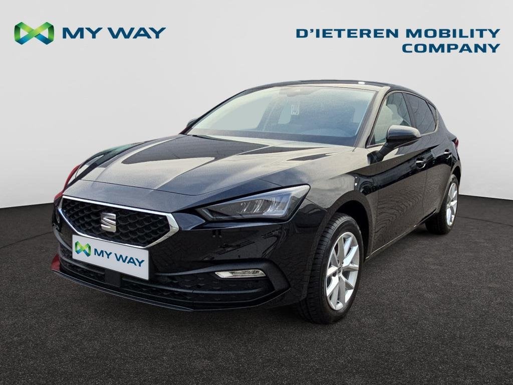 Seat Leon Leon 1.5 TSI Move! Navi, Auto's, Seat, Navigatiesysteem, Leon, Zwart, Handgeschakeld