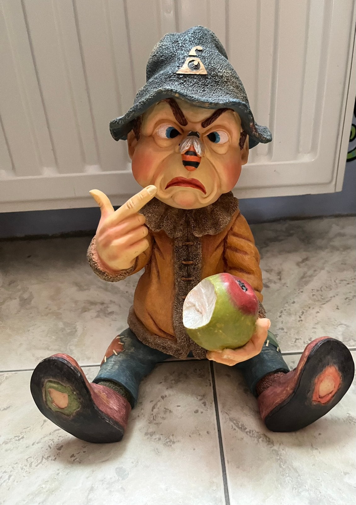 Efteling laaf met appel. 28 cm, Ophalen, Zo goed als nieuw