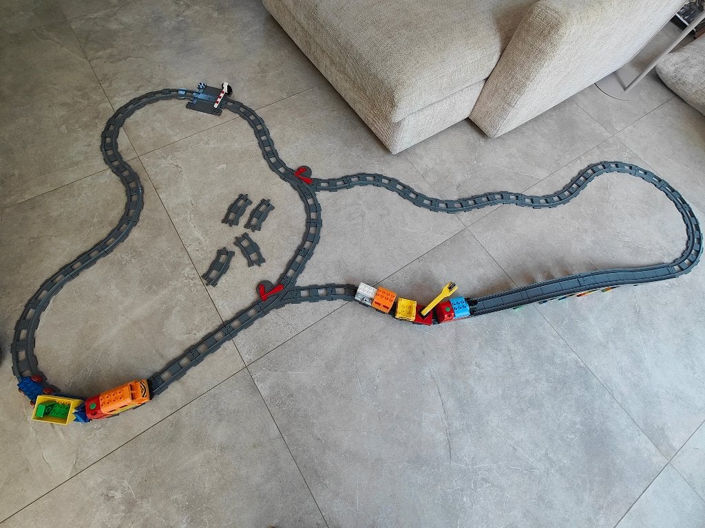 Duplo Lego trein, Ophalen, Compleet, Zo goed als nieuw, Complete set