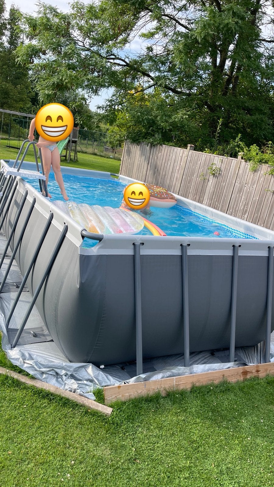 Intex zwembad 549 x 274 x132, Tuin en Terras, Gebruikt, 200 tot 300 cm, Rechthoekig, Ophalen