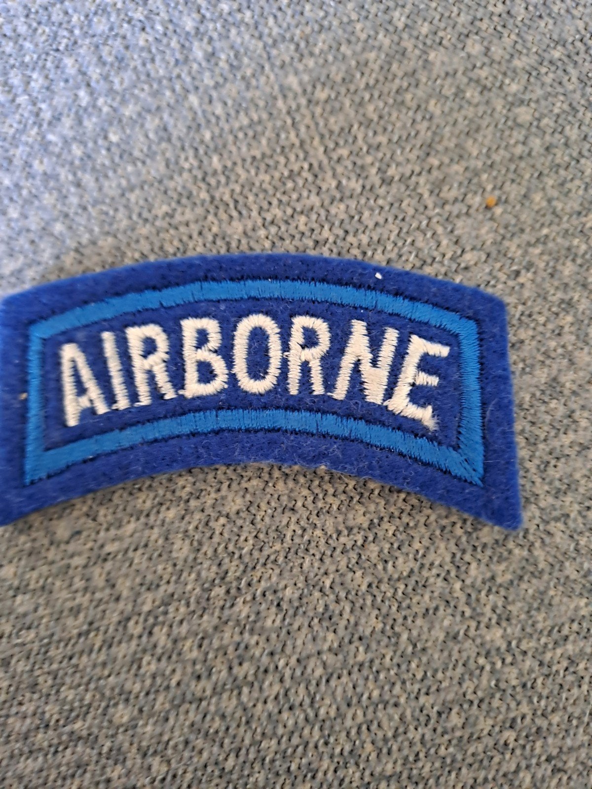 schouderpatch US Luchtlandingstroepen, replica WO2, Ophalen of Verzenden, Luchtmacht, Embleem of Badge