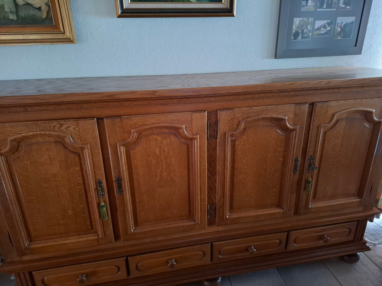 Eiken dressoir, Enlèvement, Comme neuf, Chêne