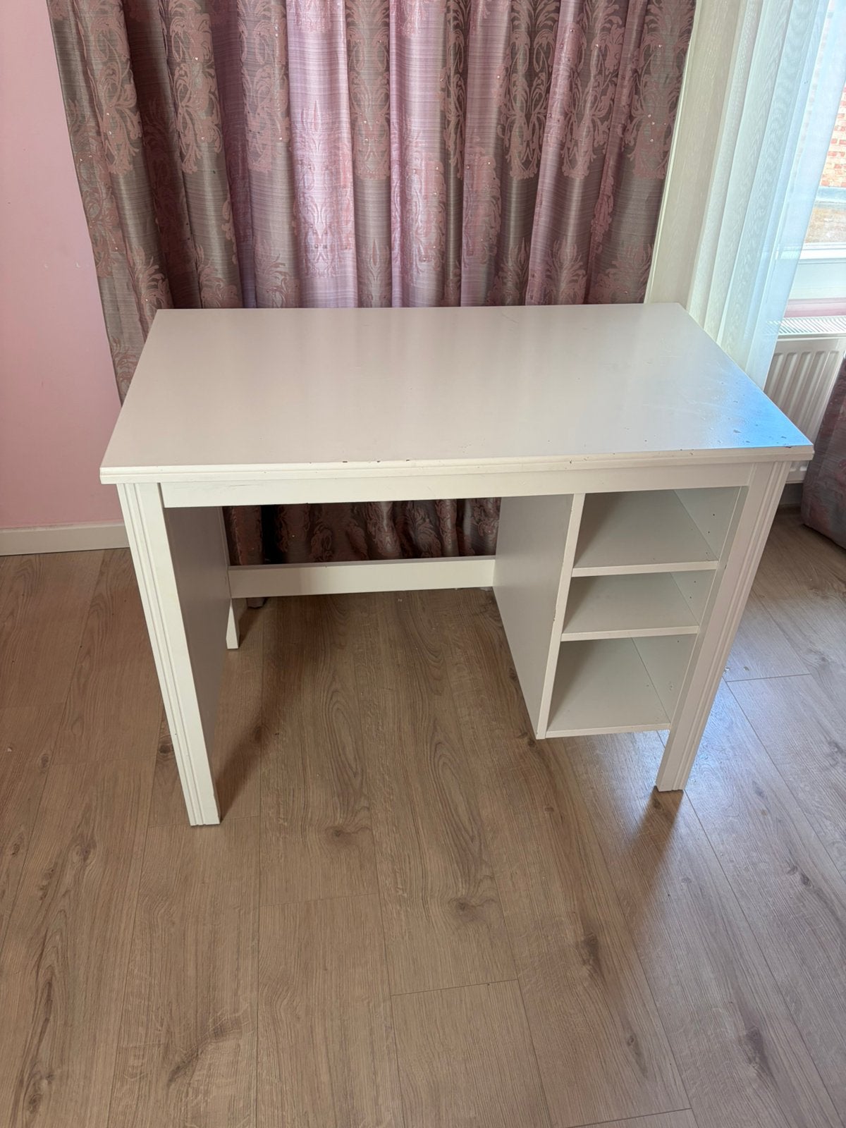 Bureau blanc IKEA, Enlèvement, Comme neuf, IKEA, Blanc