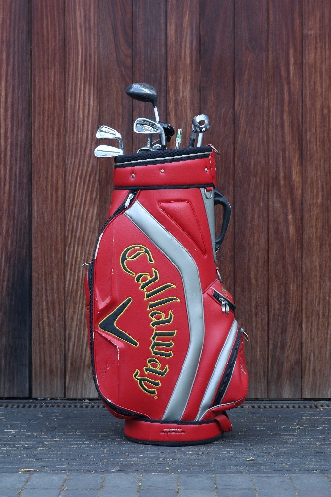 Sac de golf Callaway + clubs de golf (Xxio, Callaway...), Enlèvement, Utilisé, Sac, Callaway
