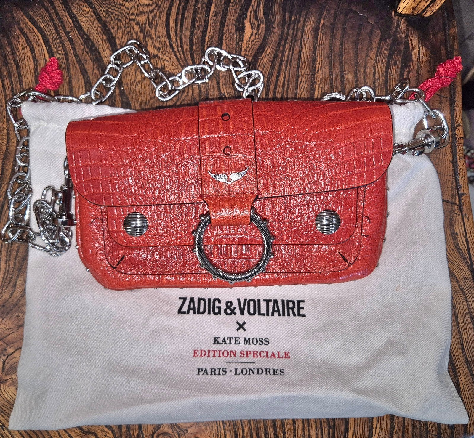 Magnifique portefeuille Zadig&Voltaire Kate, Enlèvement ou Envoi, Neuf, Rouge, Sac de soirée