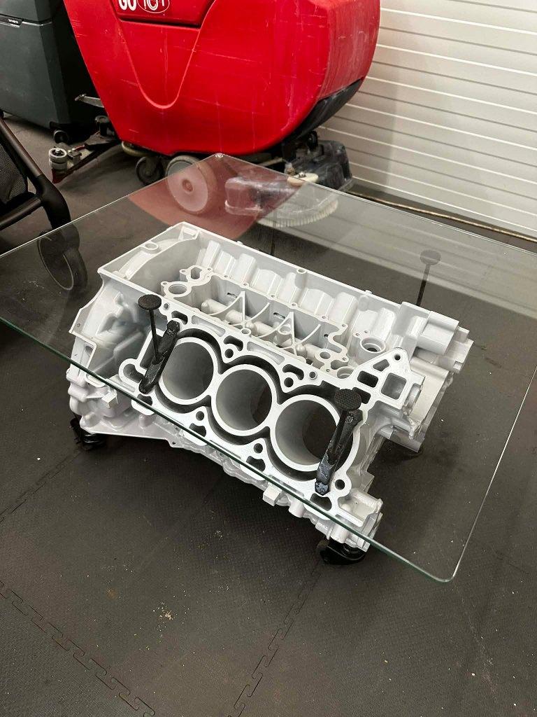 Table salons - Moteur - V6 V8, Enlèvement, Neuf, Carré, Verre