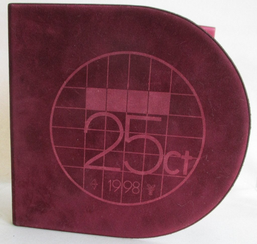 25 CENT- Collectie Jaarset 1998–PROOFSET-De Nederlandse Munt, Envoi, Reine Beatrix, 25 centimes, Série