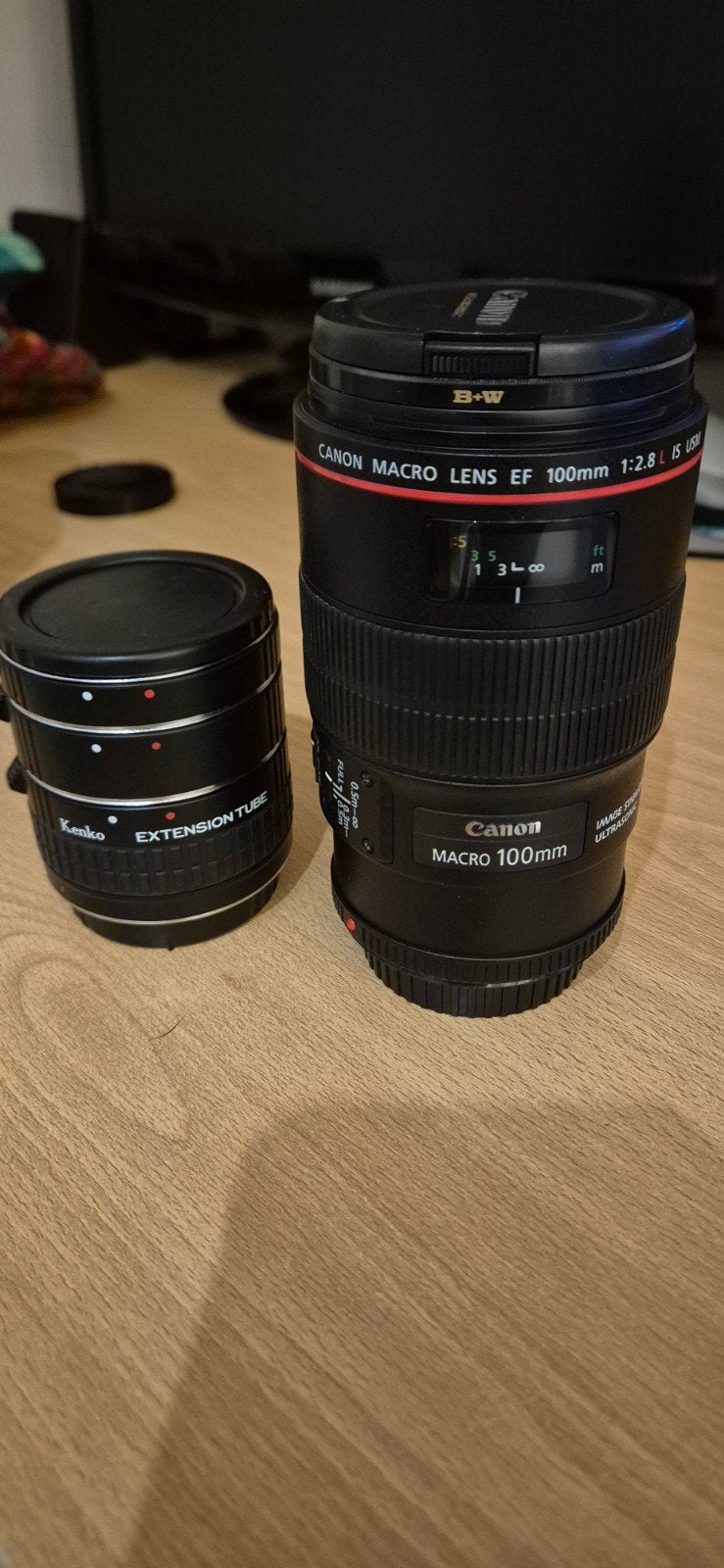 canon macro ef 100mm 2,8 L Is USM, Canon, Comme neuf, Objectif macro, Enlèvement