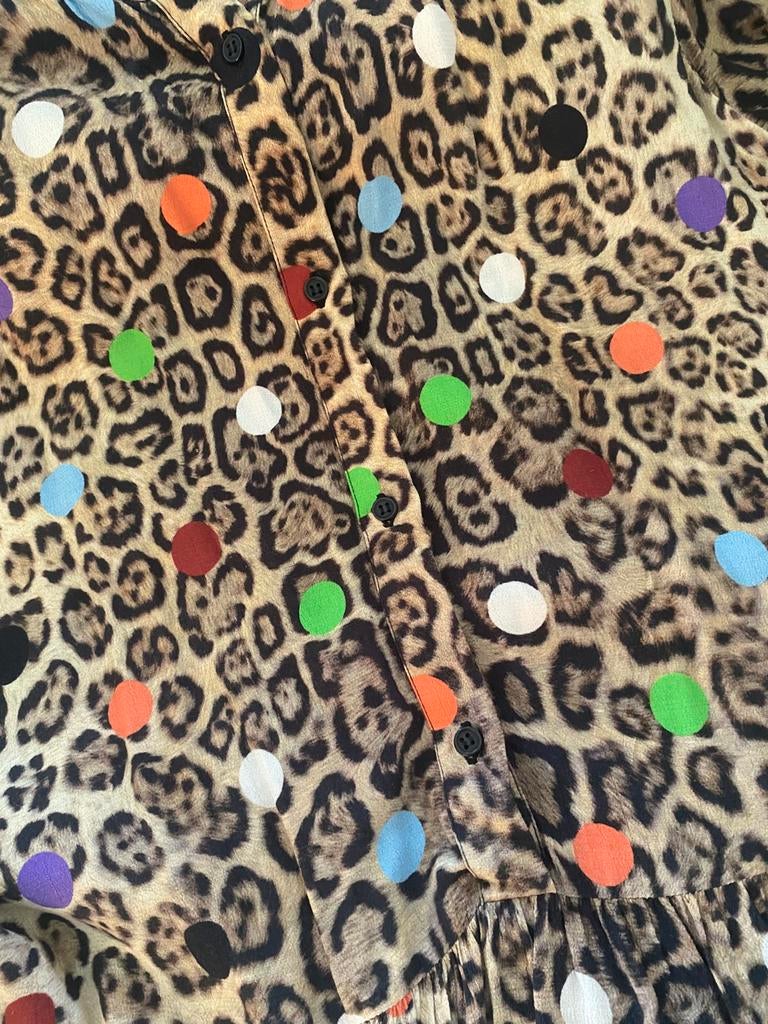 Kleed Essentiel Antwerp leopard en stippen, Enlèvement ou Envoi, Comme neuf, Taille 38/40 (M)