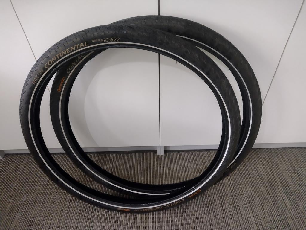 2 PNEUS CONTINENTAL QUALITY 28"POUCES, Vélos & Vélomoteurs, Enlèvement