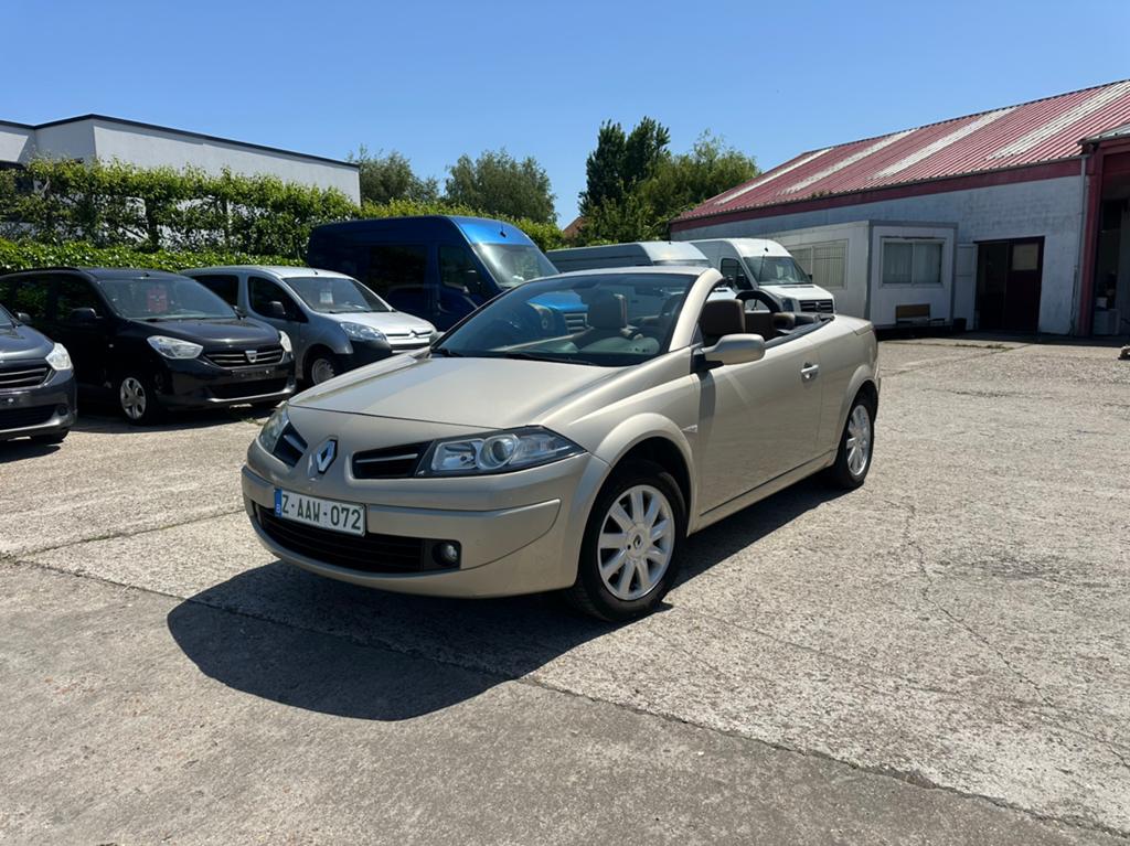 Renault Megané Cabrio 1.6i 99.000km Garantie, Auto's, Renault, 82 kW, 4 cilinders, Cabriolet, Beige
