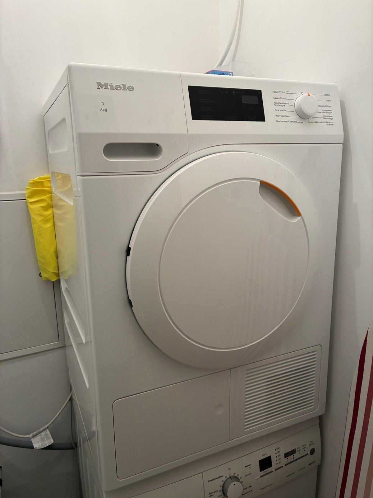 Miele, 8 à 10 kg, Enlèvement, Comme neuf, Phase anti-froissage