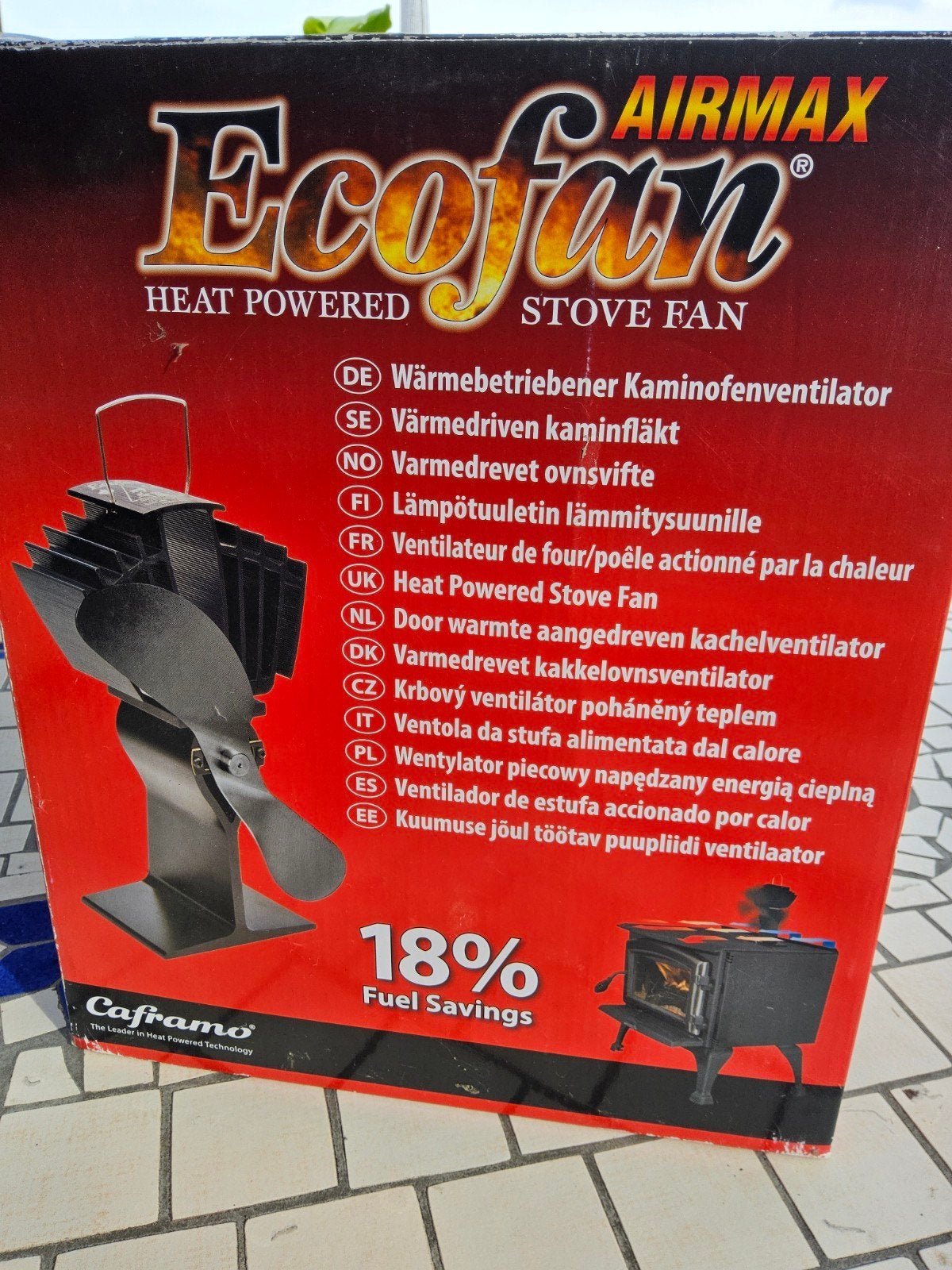 airmax ecofan extra warmte van uw houtkachel, Enlèvement, Poêle à bois