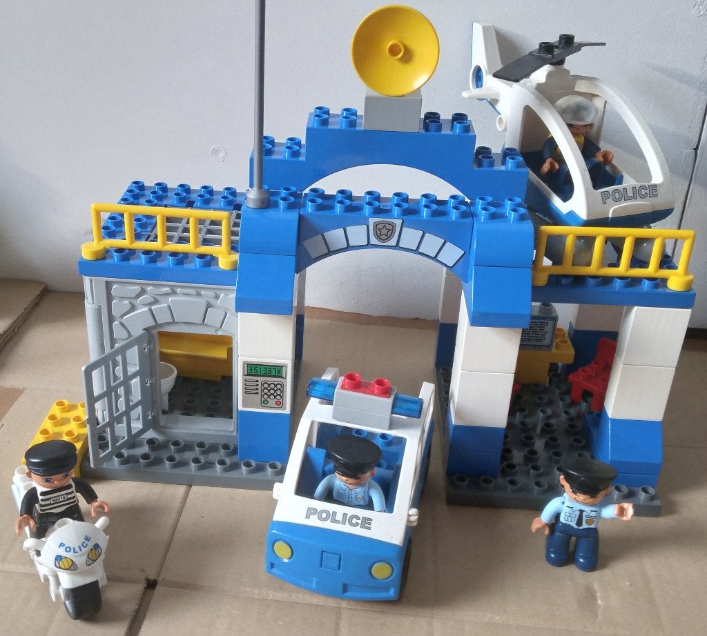 Police Station - Duplo (Town) #5681 (2011), Ophalen, Gebruikt, Compleet, Duplo