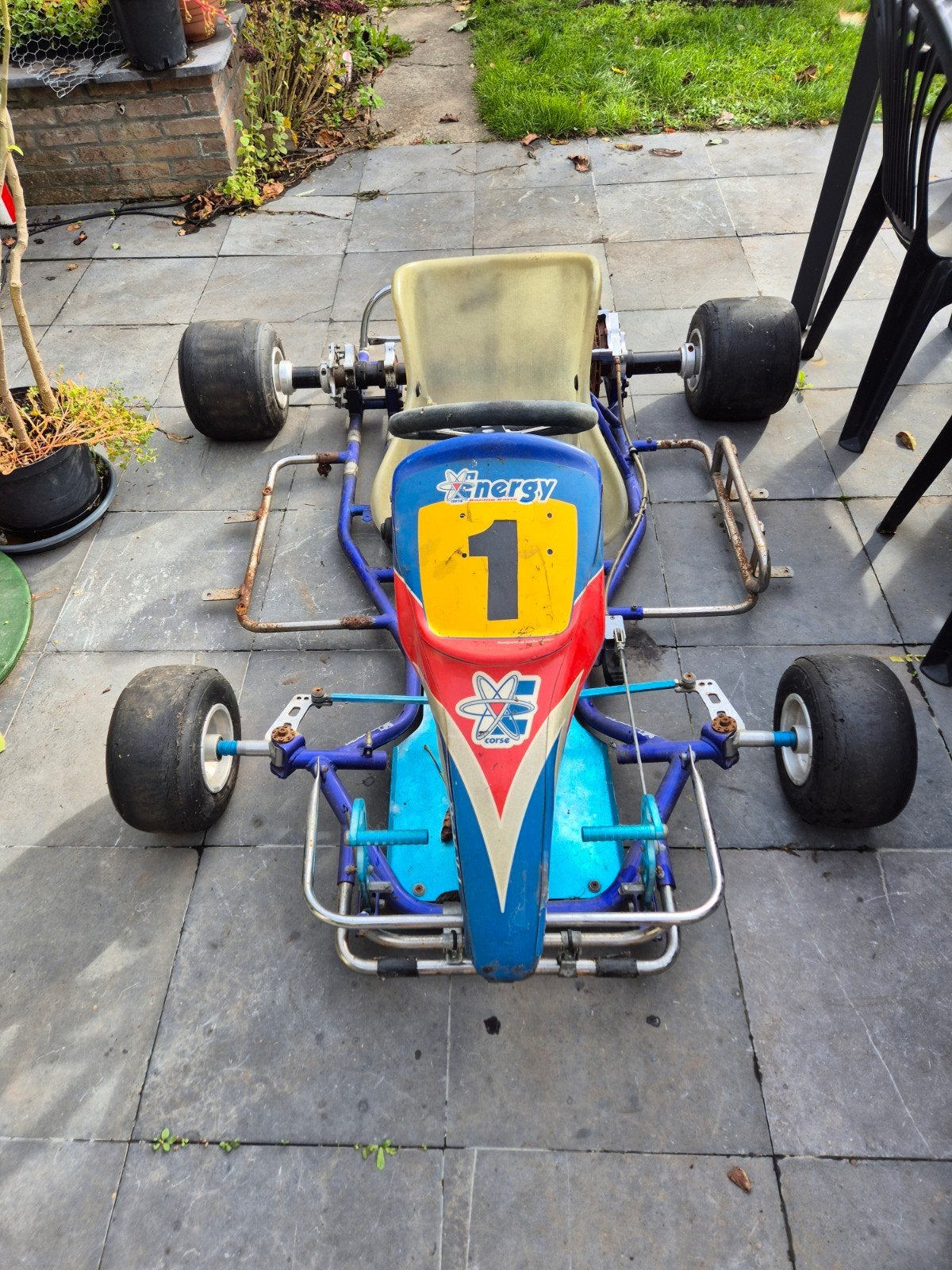 kart frame en motor, Ophalen, Gebruikt, Kart