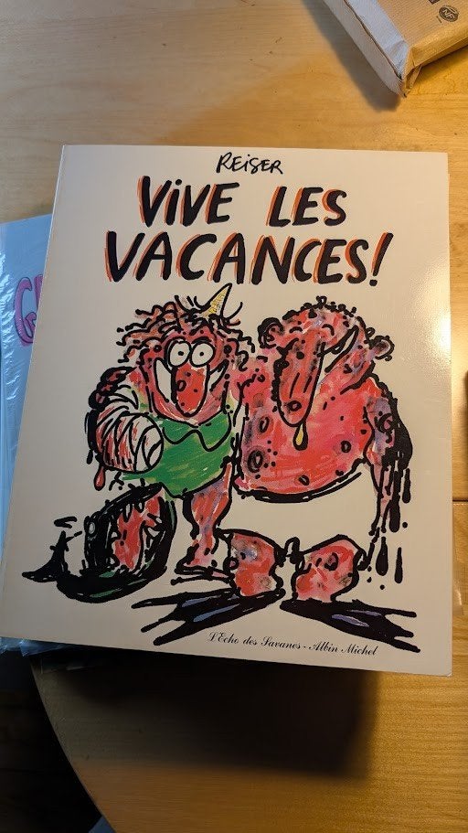 Reiser - "Vive les vacances" (1982), Boeken, Stripverhalen, Eén stripboek, Ophalen, Zo goed als nieuw