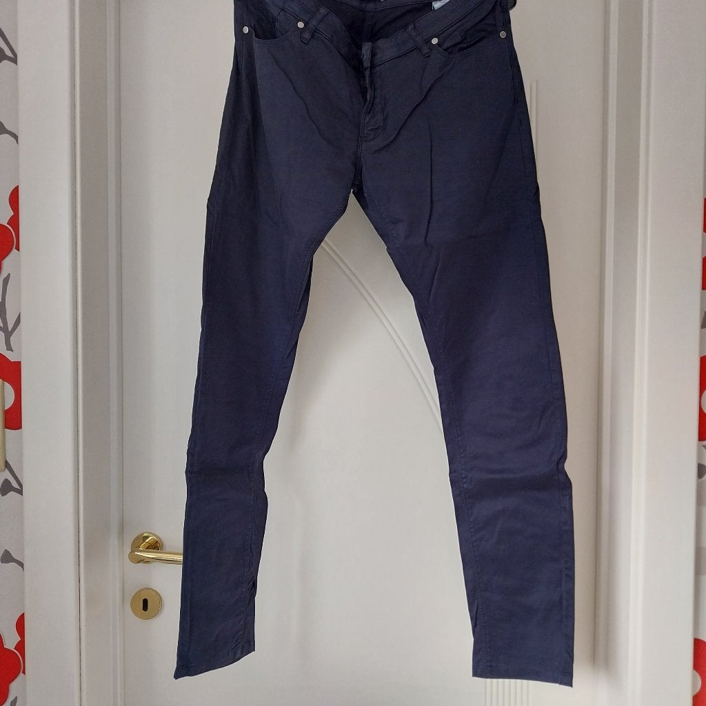Donkerblauwe lange broek, ANDERE, Blauw, Maat 42/44 (L), Ophalen of Verzenden