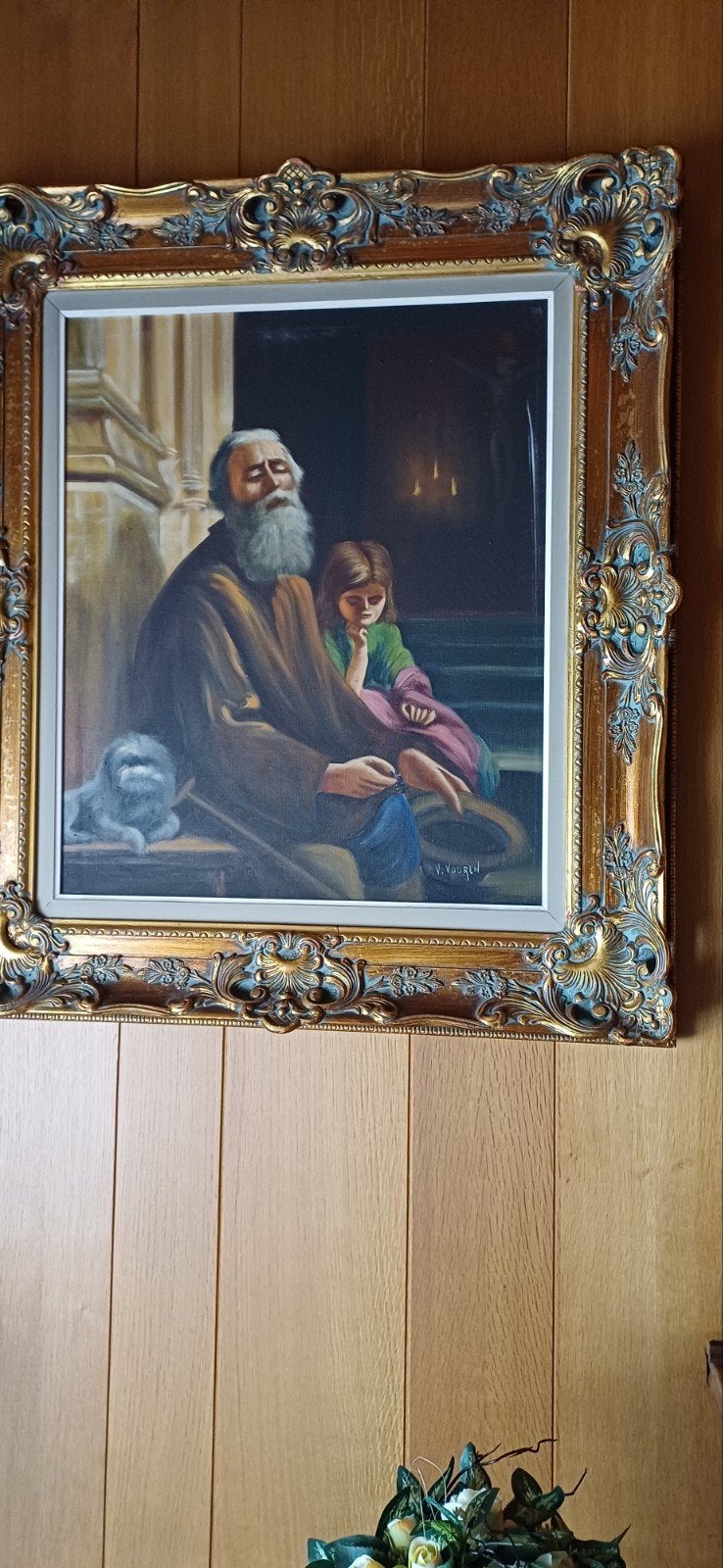 schilderij v. Vooren, Ophalen