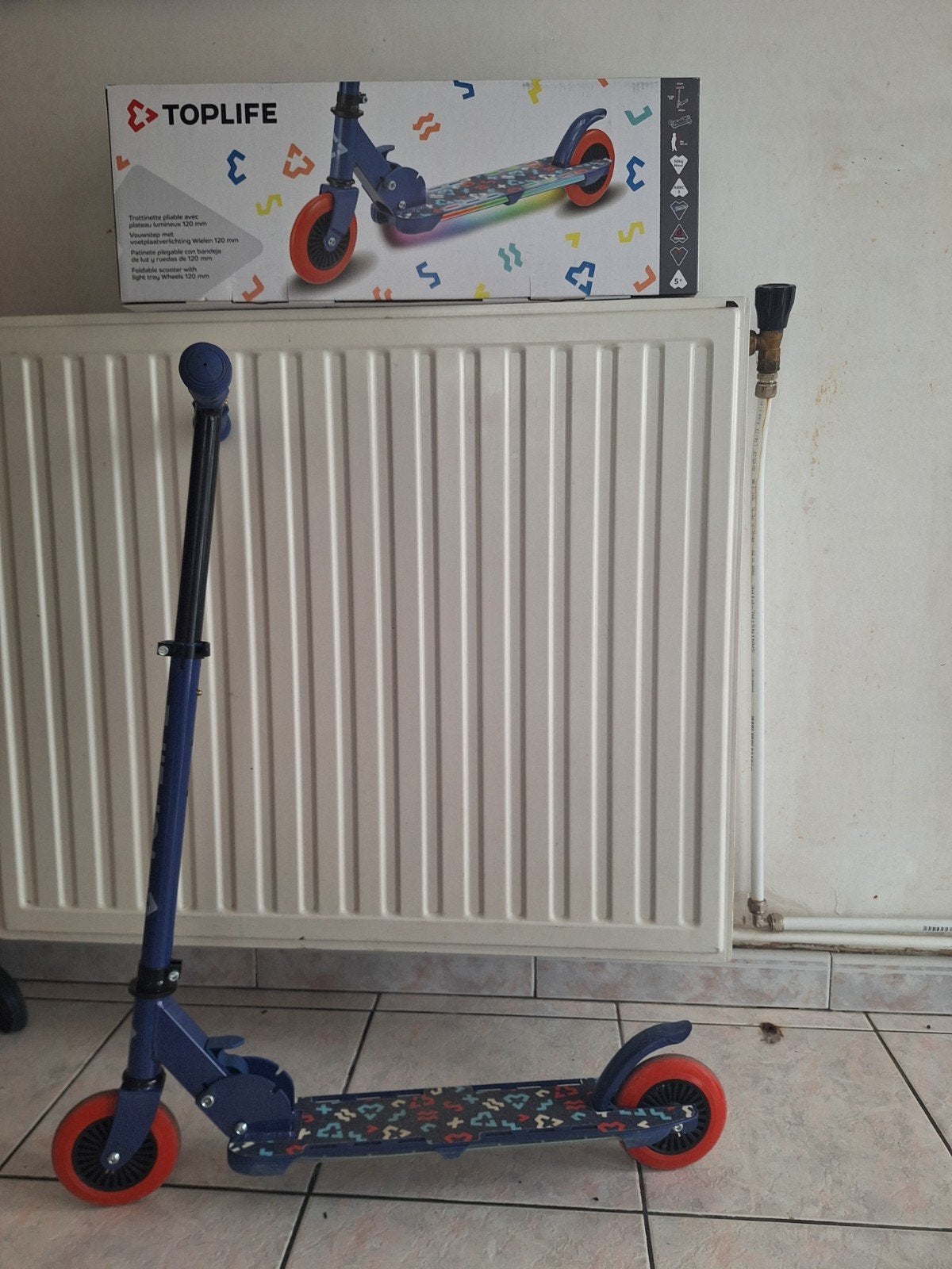 Trotinette avec lumière