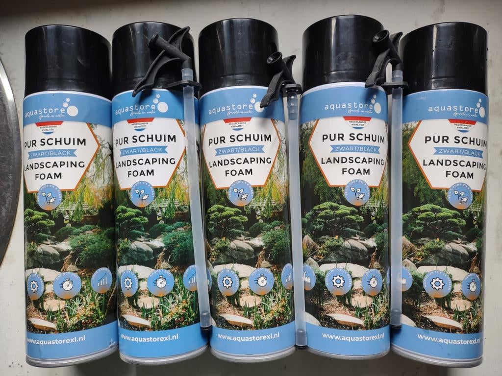 5x LANDSCAPING FOAM zwart 500 ml, Dieren en Toebehoren, Ophalen