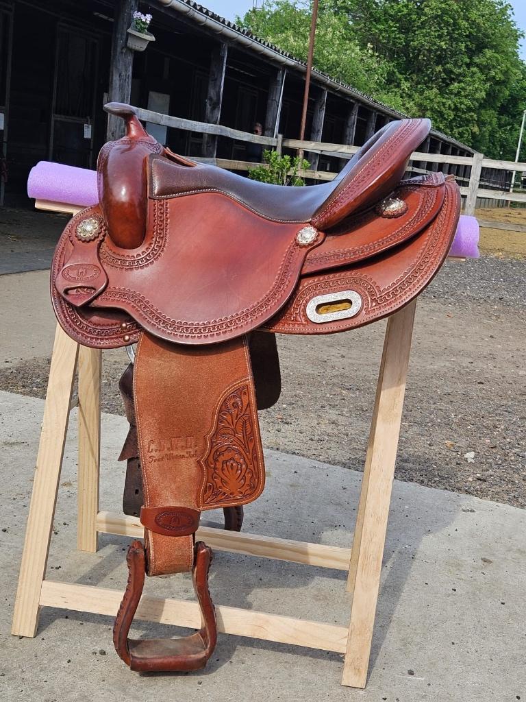 West Coast zadel, Dieren en Toebehoren, Paarden en Pony's | Zadels, Ophalen, Gebruikt, Western