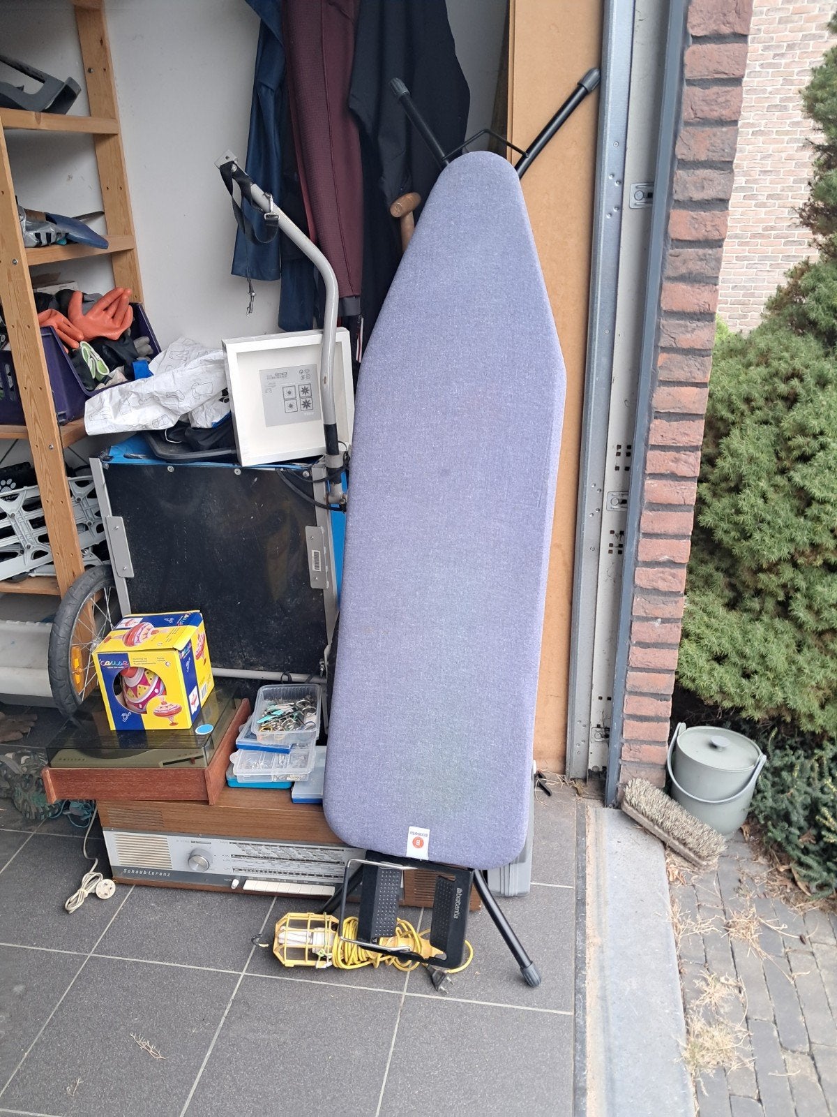 Strijkplank, Ophalen