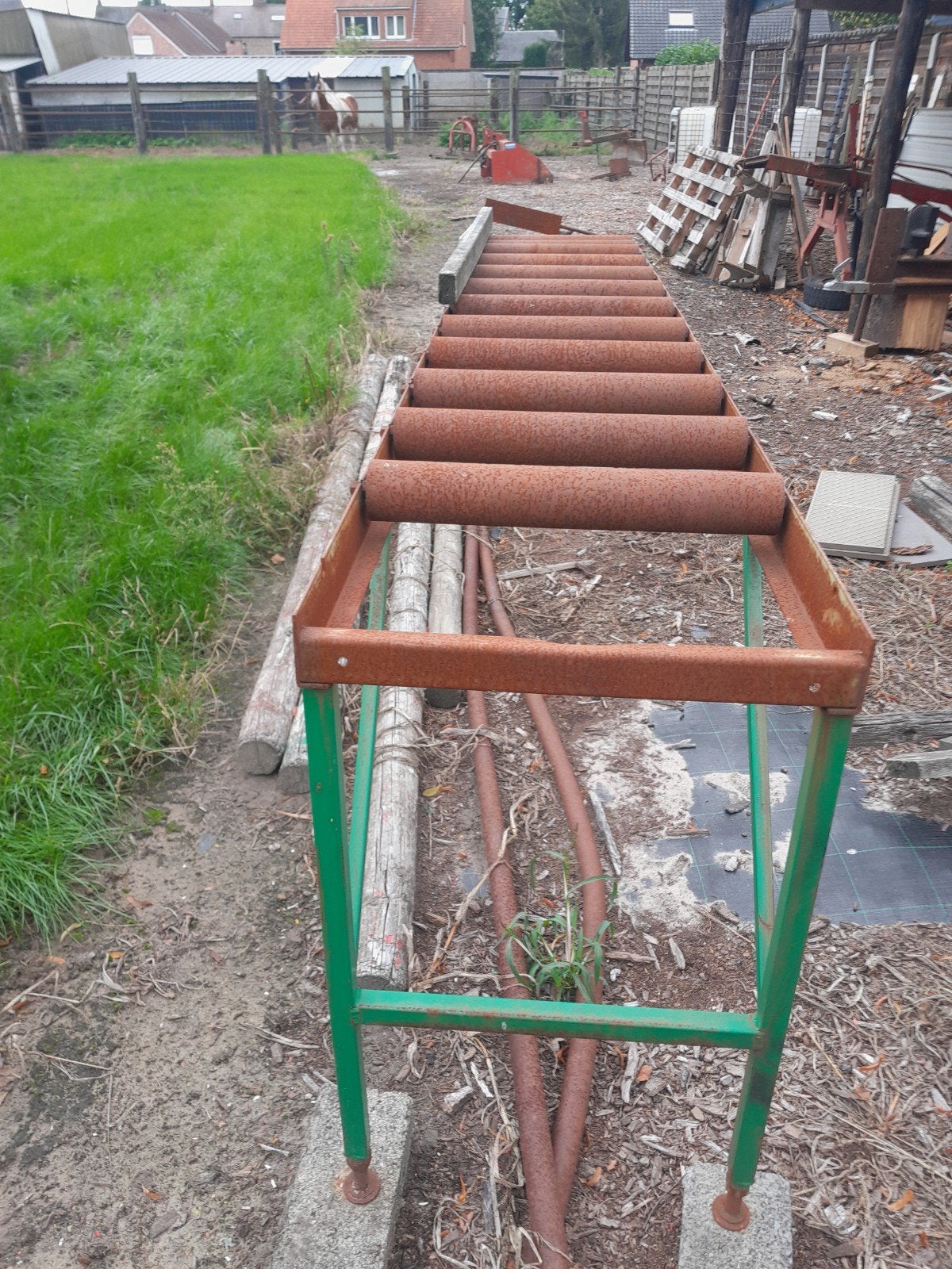 rollerbaan  rollertafel, Ophalen, Gebruikt