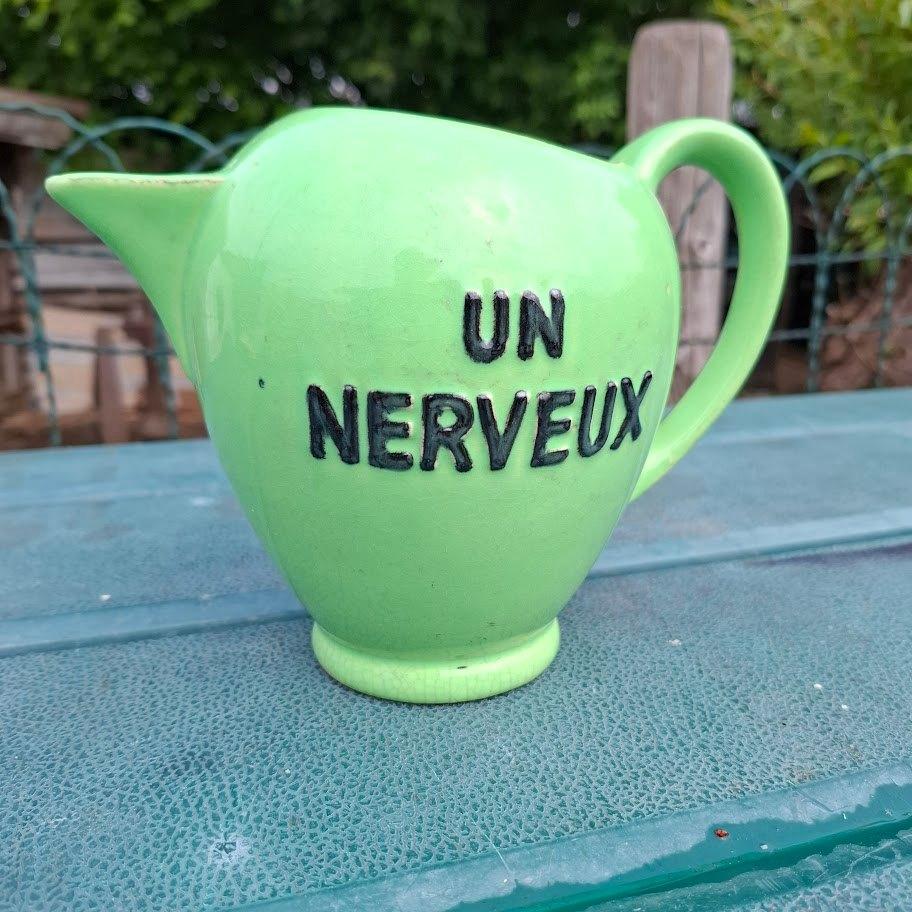 Oude pastis kan ; Un Nerveux  (zeer zeldzaam), Ophalen of Verzenden