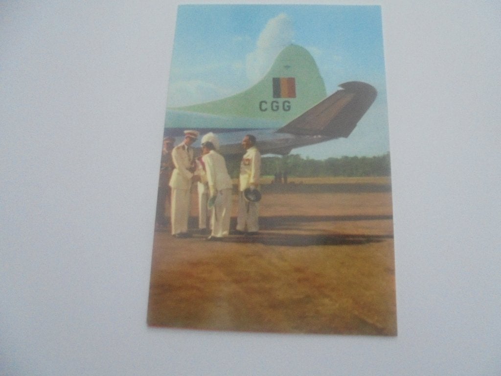 kongo -koning op bezoek-10 postkaarten, Enlèvement ou Envoi, 1940 à 1960, Non affranchie, Hors Europe
