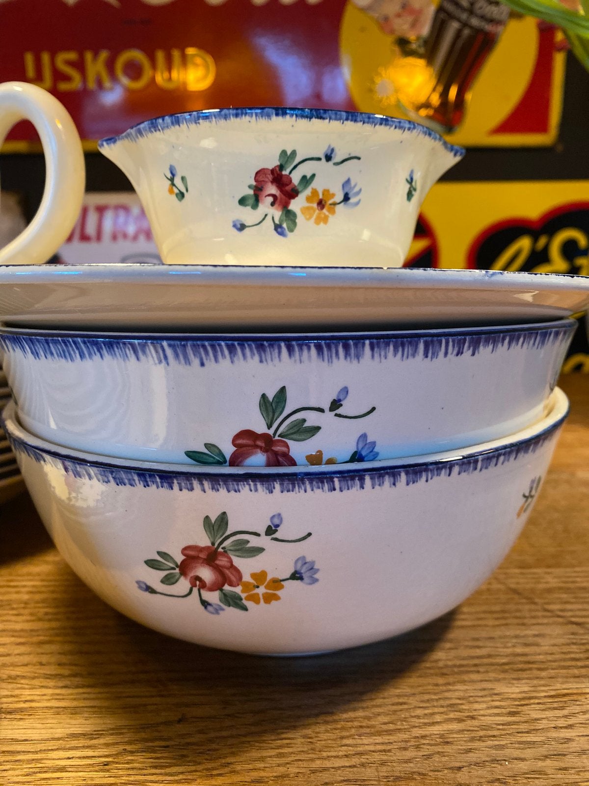 Eetservies Sarreguemines Didier, Ophalen