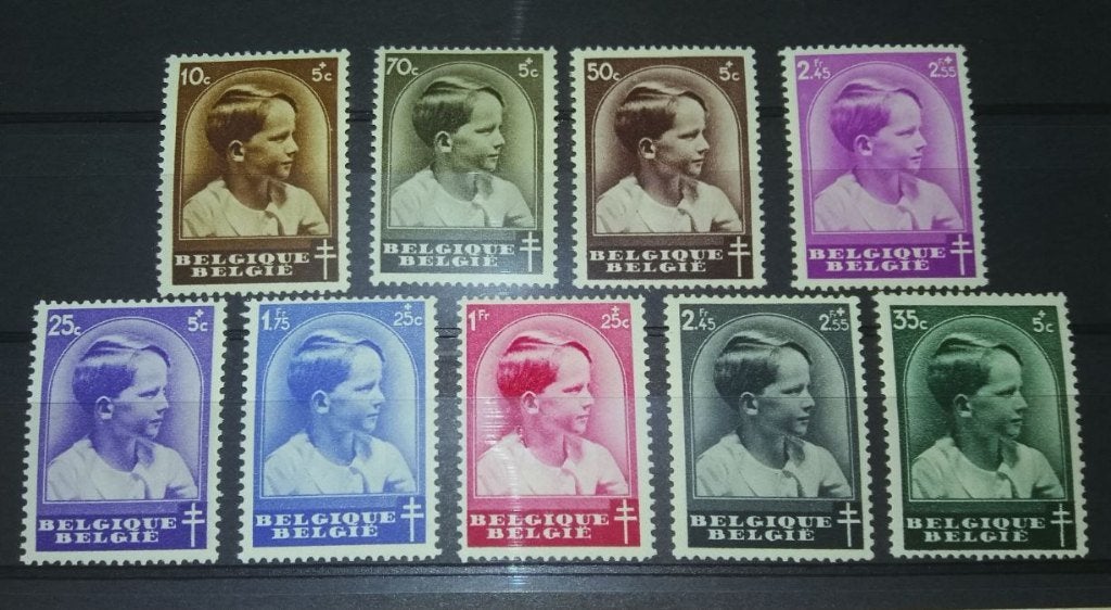 Timbres 438/45 Antituberculeux S.A.R. Prince Baudouin, Envoi, Timbre-poste, Neuf