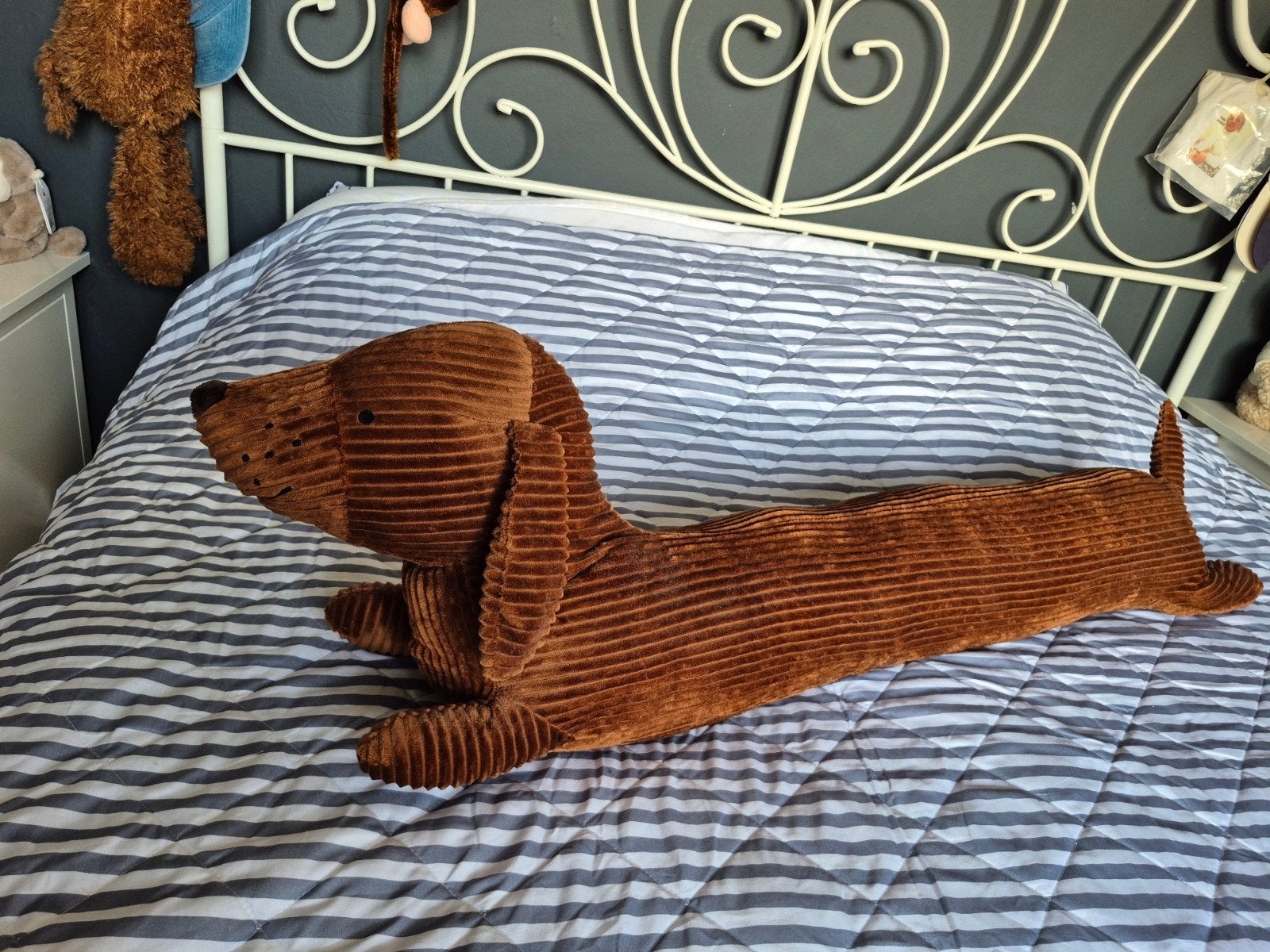 Nieuw grote teckel knuffel geen verzending, Ophalen