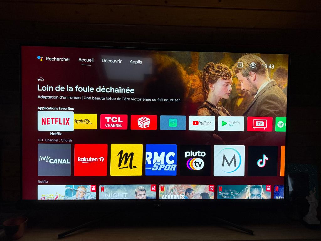 TV TCL 2018, LED, Zo goed als nieuw, 100 cm of meer, 4k (UHD)