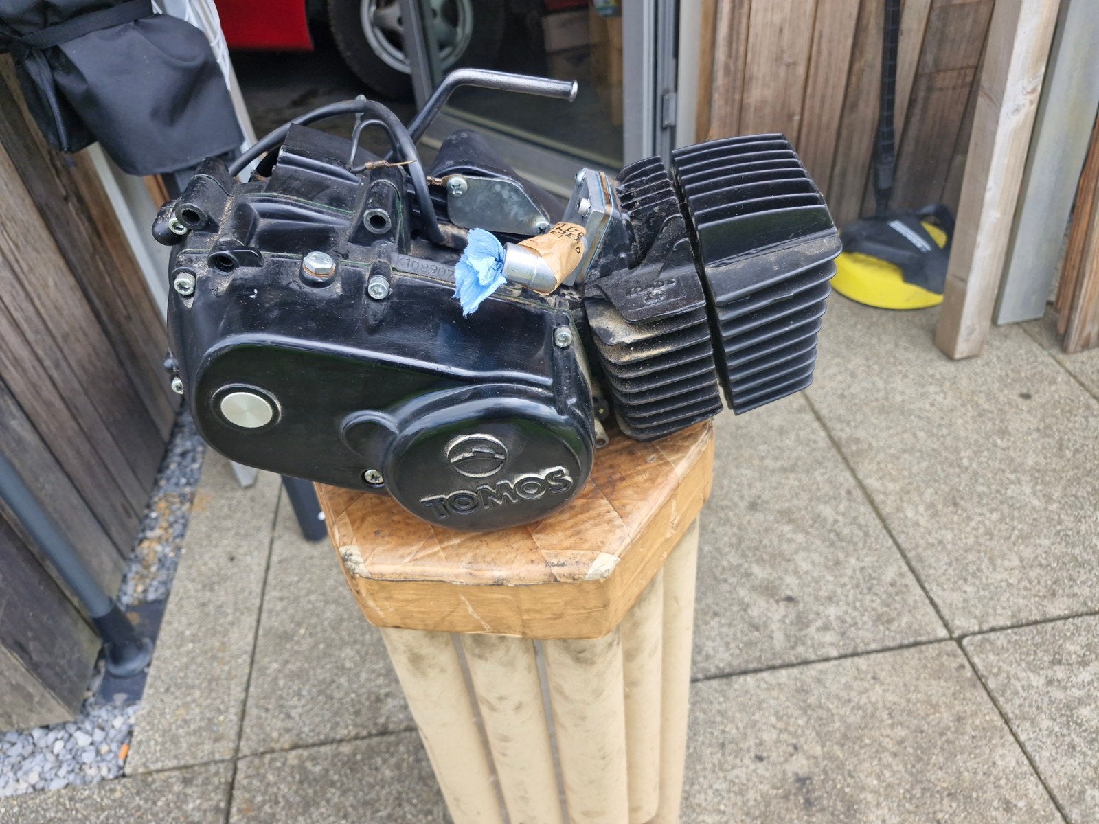 Tomos motorblokje, Vélos & Vélomoteurs, Pièces de cyclomoteur | Général, Utilisé, Bloc, Enlèvement