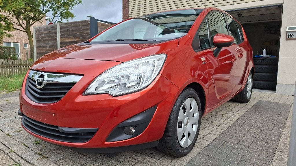OPEL MERIVA 1.4 XER 2013 CLIM. 72500 KM 1ÈRE PROP., Autos, Rouge, Euro 5, Achat, 140 g/km