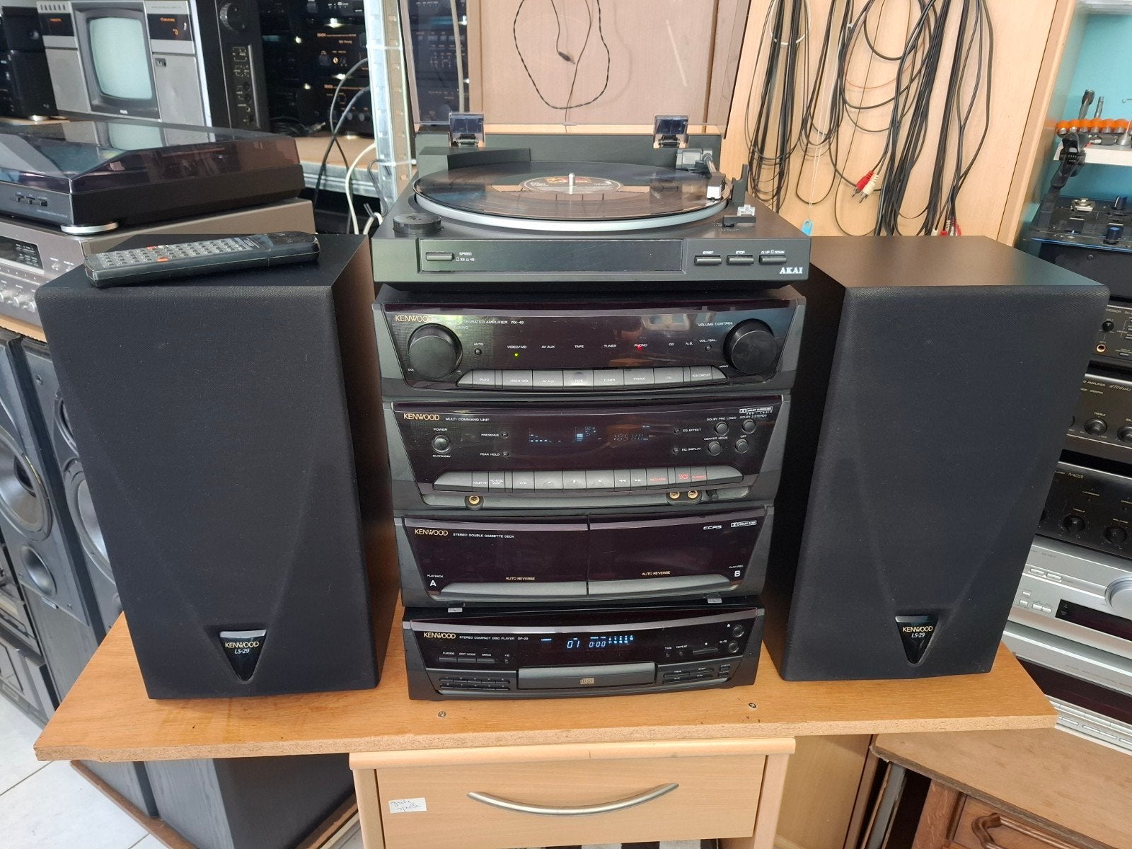 prachtige stereo set Kenwood nieuwe platenspeler, Enlèvement