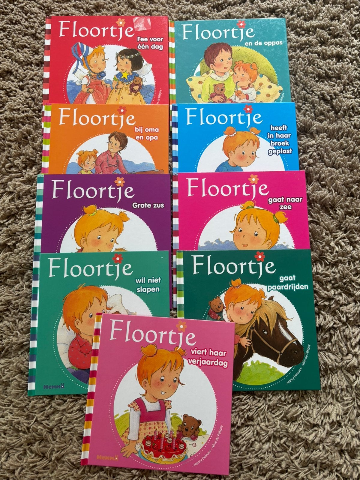 Kinderboeken Floortje - 9 stuks, Ophalen, Zo goed als nieuw