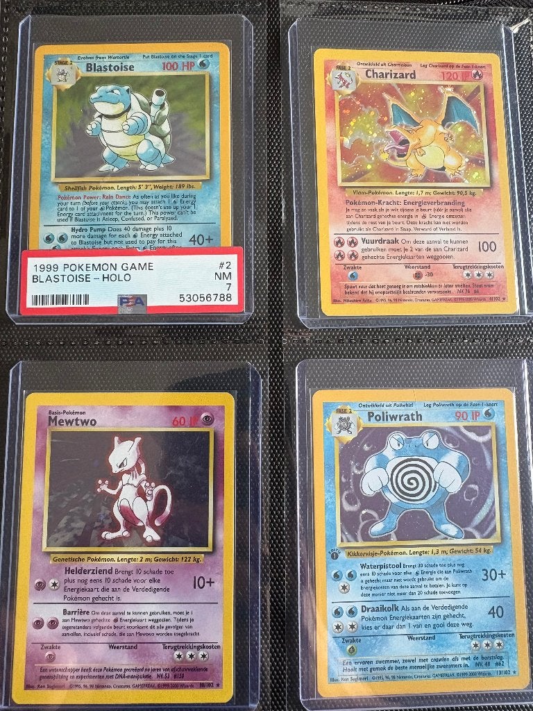 Collectie vintage pokemonkaarten, Enlèvement ou Envoi, Neuf, Plusieurs cartes