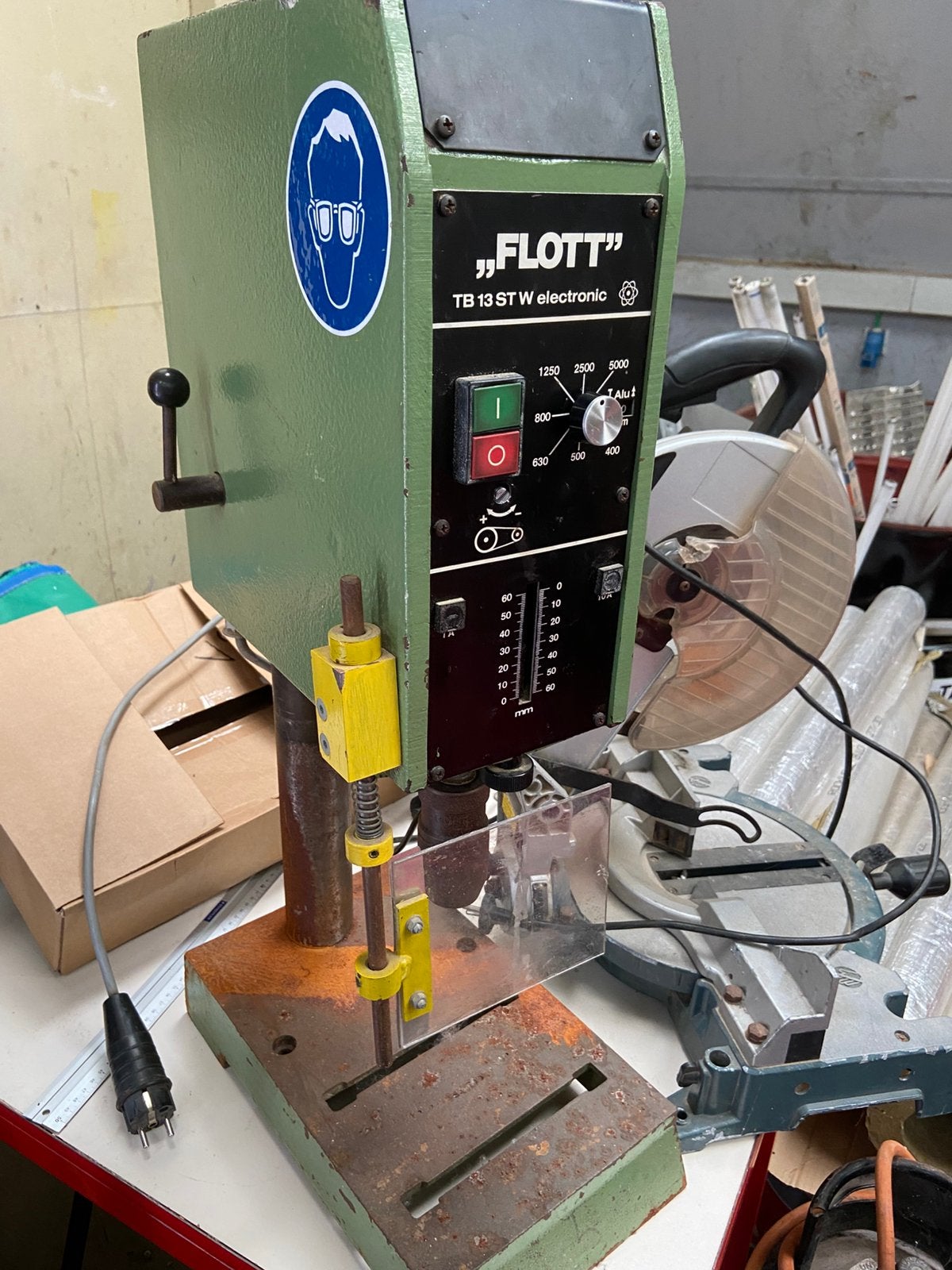 Flott kolomboirmachintje, Enlèvement, Utilisé