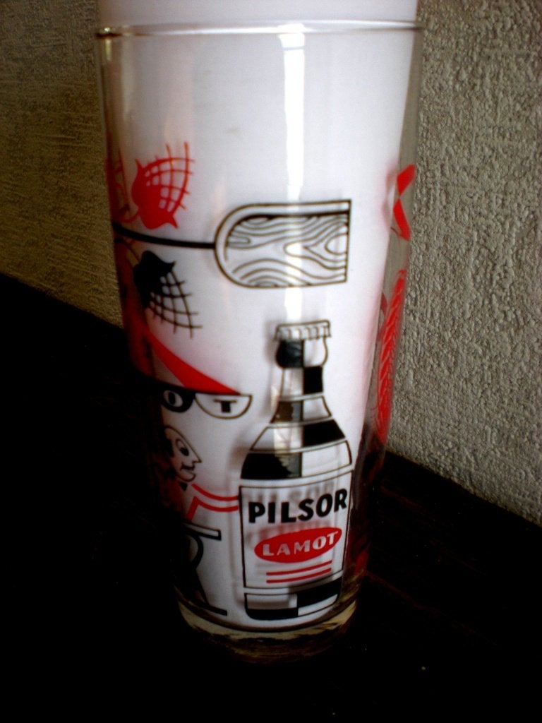 LAMOT décoré, Enlèvement ou Envoi, Comme neuf, Verre ou Verres